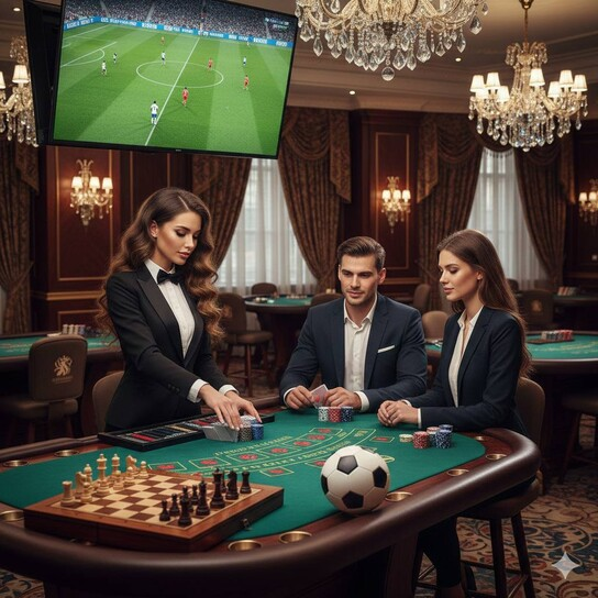 Slots and Daggers Luxury Banner
